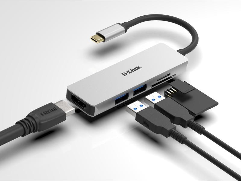 D-Link Station d'accueil DUB-M530 USB3.0/HDMI/lecteur de carte