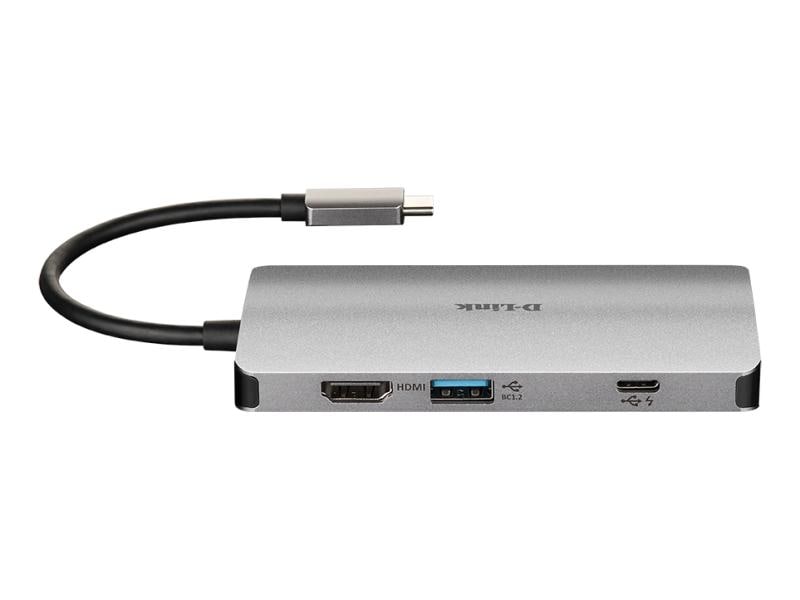 D-Link Dockingstation DUB-M810 USB/HDMI/RJ45/Kartenleser/USB‑C Lade