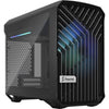 Fractal Design Boîtier d’ordinateur Torrent Nano RGB TG Light Tint Noir