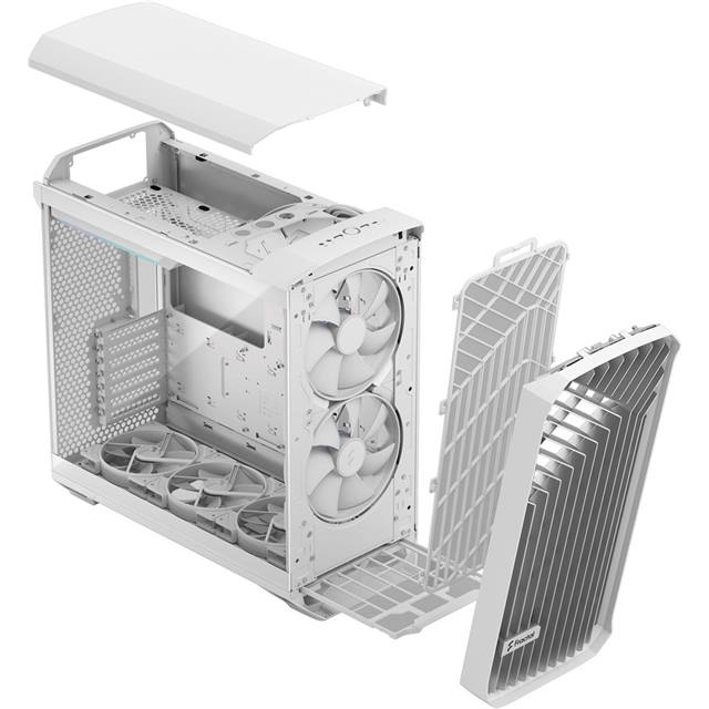 Fractal Design Boîtier d’ordinateur Torrent RGB TG Blanc