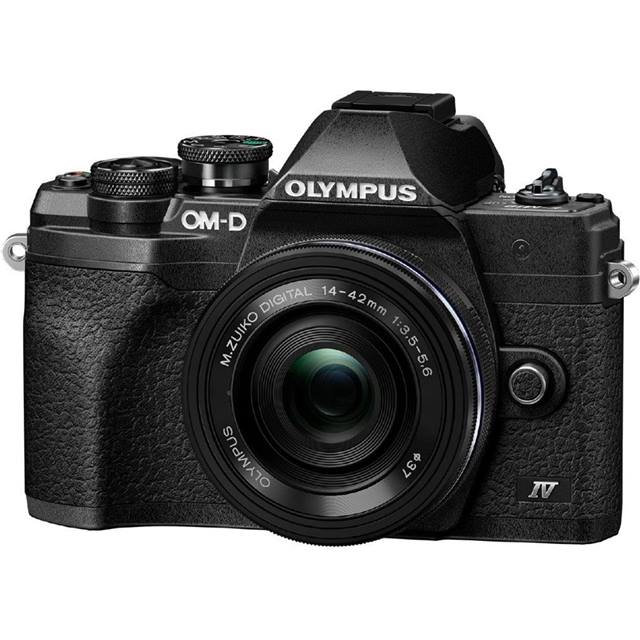 OM-System Appareil photo E-M10 Mark IV Kit 14-42 Noir