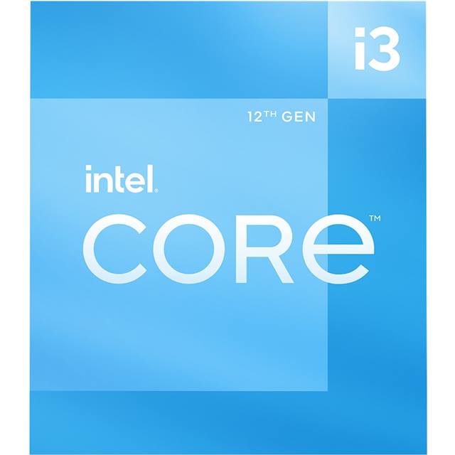 Intel Core i3-12100 (4C, 3,30 GHz, 12 Mo, en boîte)