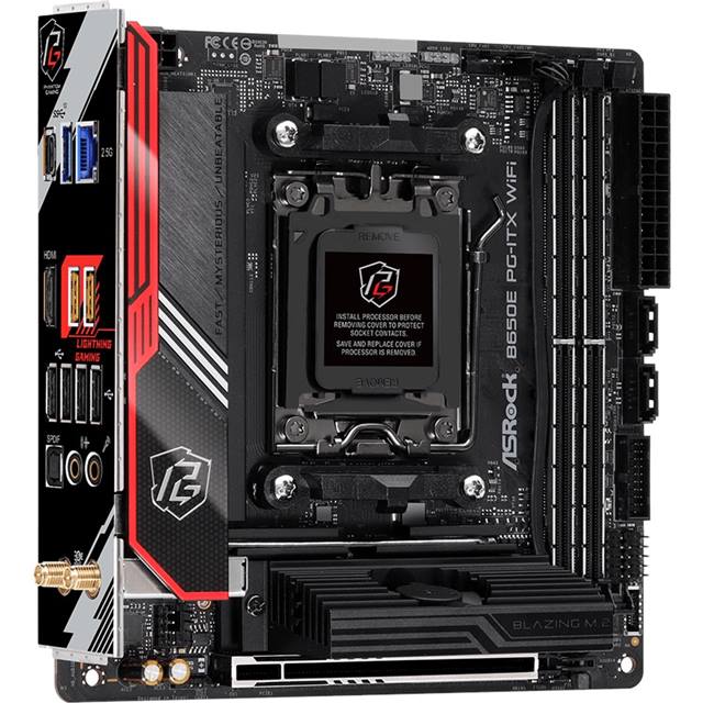 ASRock Carte mère B650E PG-ITX WiFi