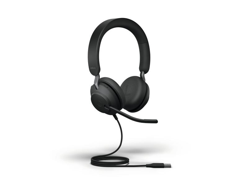 Jabra Casque Evolve2 40 SE Duo UC Noir, USB-A