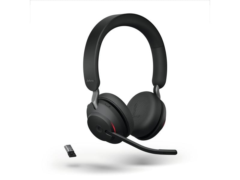 Jabra Headset Evolve2 65 Duo MS Schwarz, USB-A