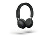 Jabra Écouteurs Evolve2 65 Duo MS Noir, USB-A