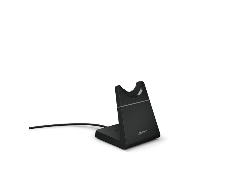 Jabra Écouteurs Evolve2 65 Duo UC Noir, USB-A, avec station de chargement