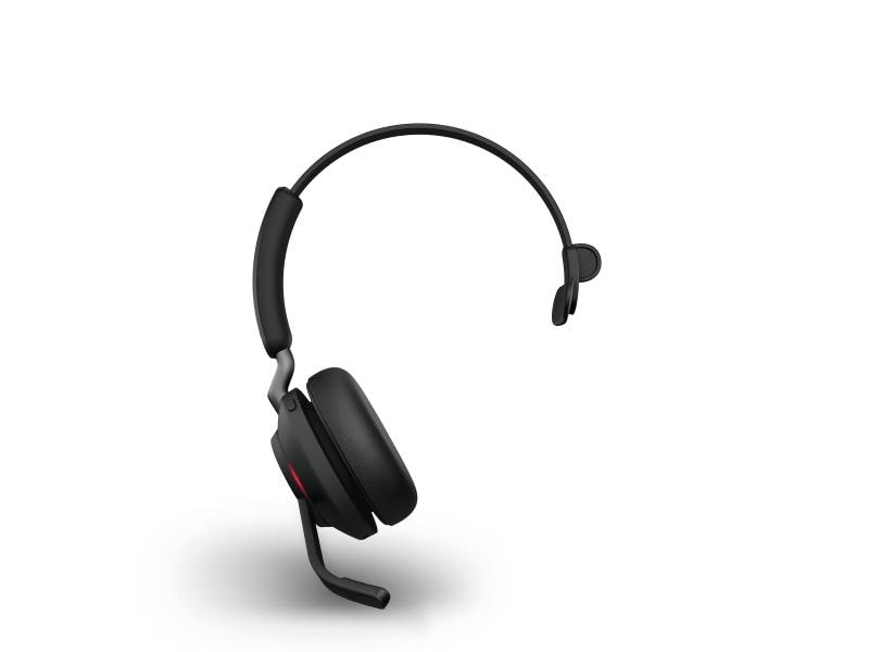 Jabra Écouteurs Evolve2 65 Mono MS Noir, USB-A, avec station de chargement