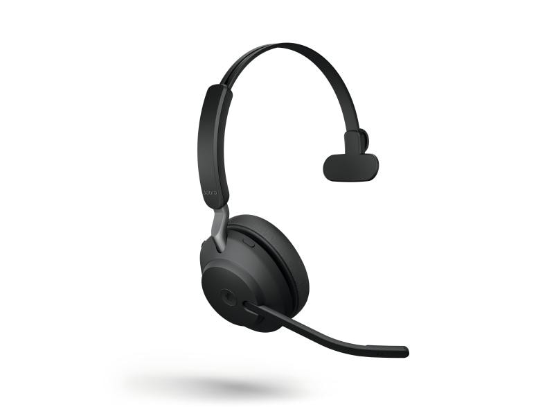 Jabra Écouteurs Evolve2 65 Mono MS Noir, USB-A, avec station de chargement