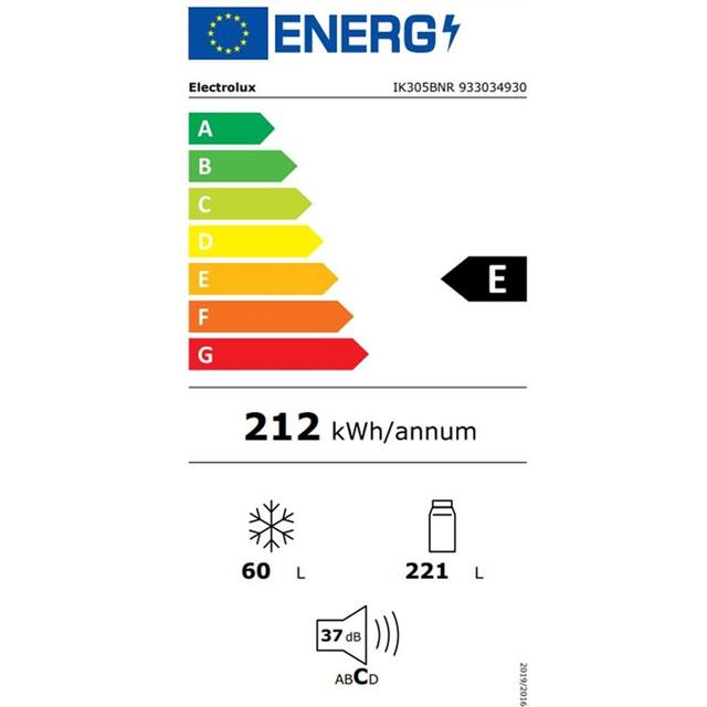 Electrolux Einbau-Kühl-Gefrierkombination IK305BNR Tür rechts