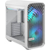 Fractal Design Boîtier d’ordinateur Torrent Compact RGB TG Light Tint Blanc