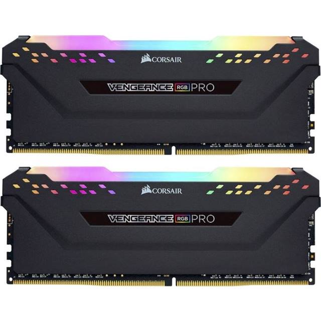 Corsair Vengeance RGB Pro Optimiert für AMD, DDR4, 32GB (2x 16GB), 3600MHz