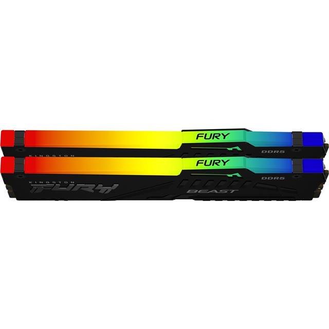 Kingston Fury Beast RGB, DDR5, 64GB (2 x 32GB), 5600MHz