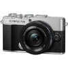 Olympus E-P7 Pancake Zoom Kit silver/blk