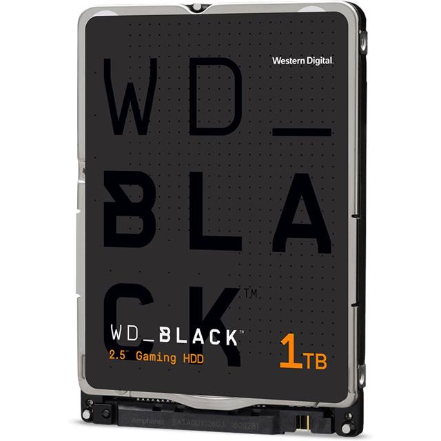 WD Black Mobile - 1 To - 2,5", SATA, 7.2k, 64 Mo