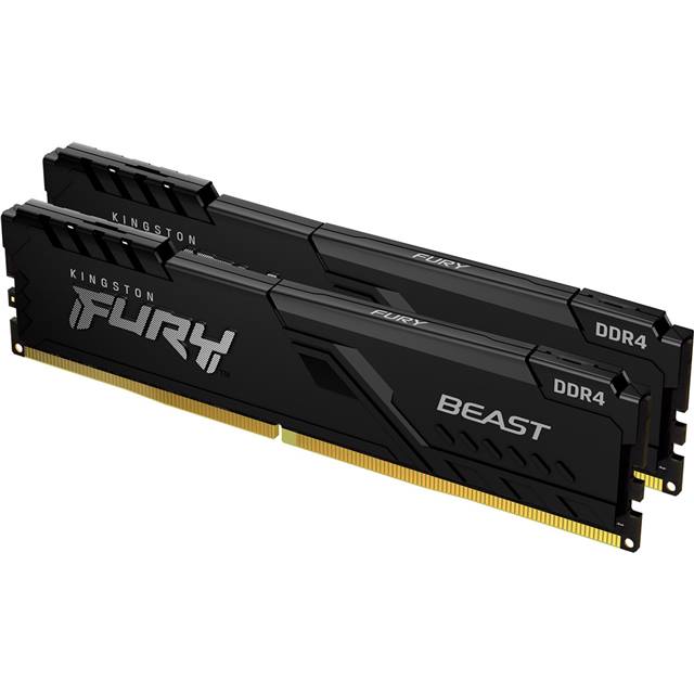 Kingston Fury Beast, DDR4, 64GB (2 x 32GB), 3200Hz - schwarz