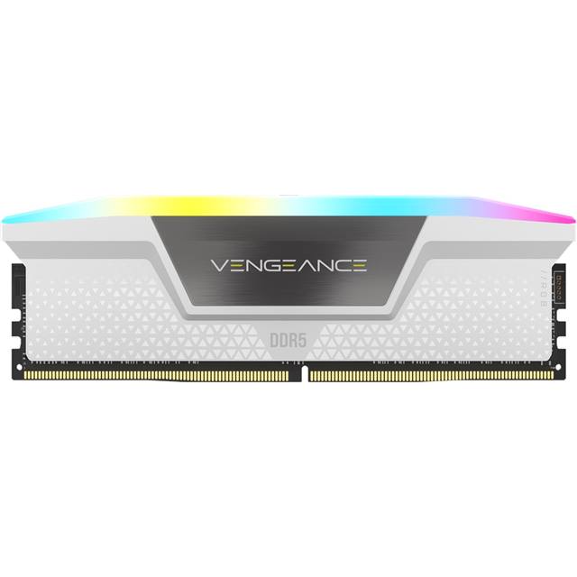 Corsair Vengeance RGB, DDR5, 32GB (2 x 16GB), 5200MHz - weiss