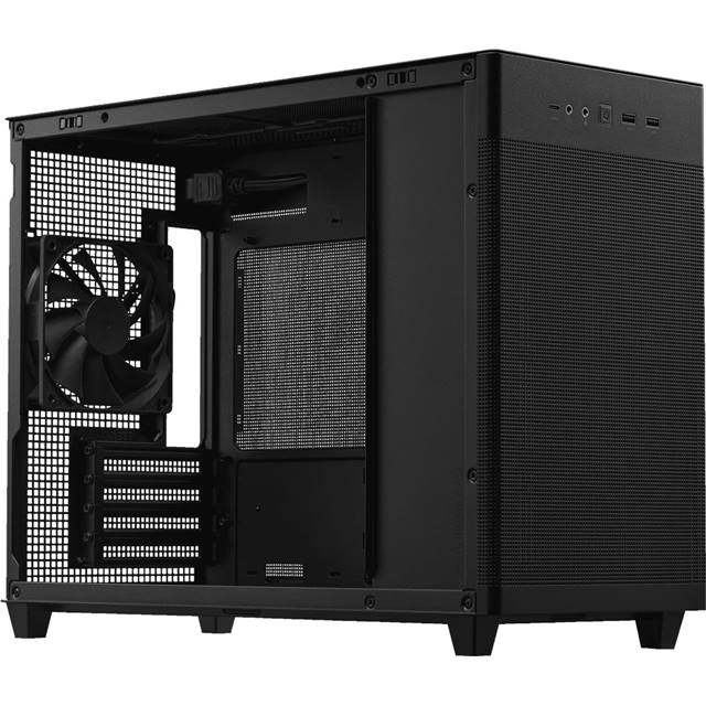 ASUS Boîtier d’ordinateur AP201 MicroATX Noir