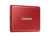 Samsung Externe SSD Portable T7 Non-Touch, 500 GB, Rot