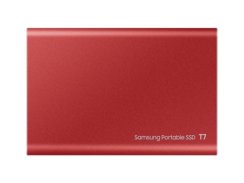 Samsung SSD externe Portable T7 Non-Touch, 1000 GB, Rouge