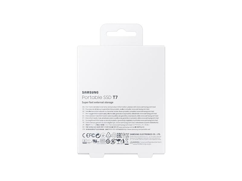 Samsung SSD externe Portable T7 Non-Touch, 500 GB, Indigo