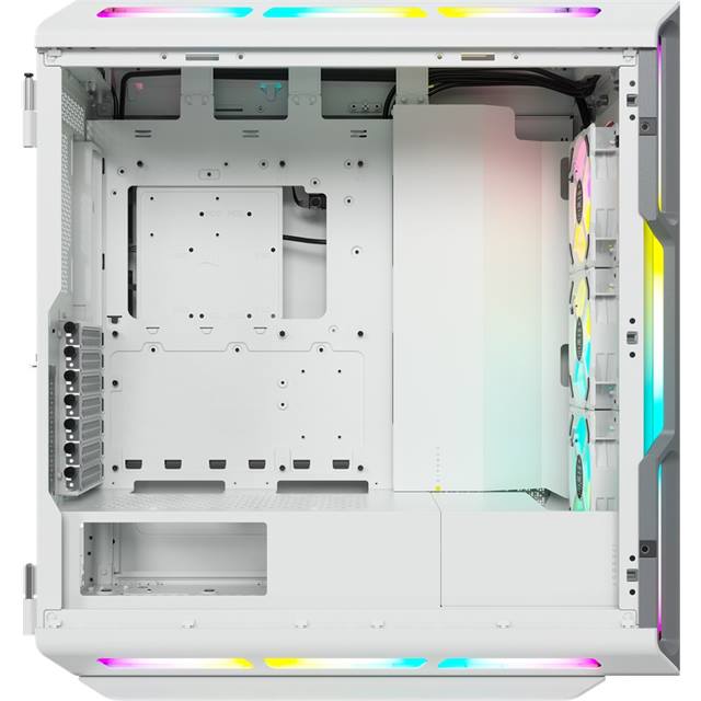 Corsair Boîtier d’ordinateur iCUE 5000T RGB Blanc