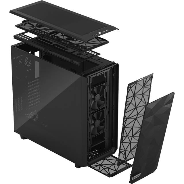 Fractal Design Meshify 2 XL Dark Tempered Glass - schwarz