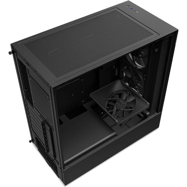 NZXT Boîtier d’ordinateur H5 Elite Noir mat