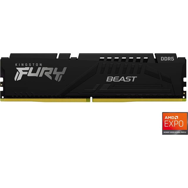 Kingston Fury Beast, DDR5, 16GB (1x 16GB), 5200MHz - schwarz