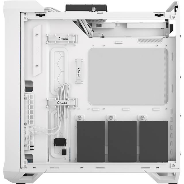 Fractal Design Boîtier d’ordinateur Torrent Compact RGB TG Light Tint Blanc