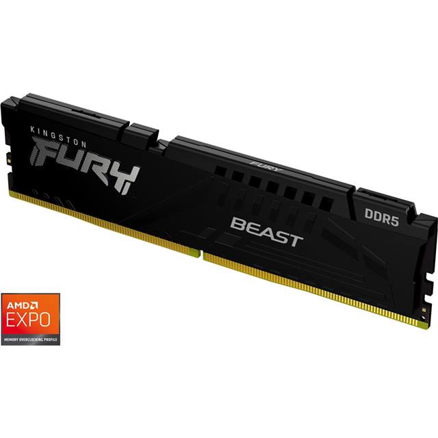 Kingston Fury Beast, DDR5, 16 Go (1x 16 Go), 5200 MHz - noir