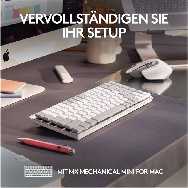 Logitech Maus MX Master 3S for Mac pale grey