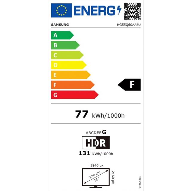 Samsung TV d’hôtel HG55Q60AAEUXEN 55 "