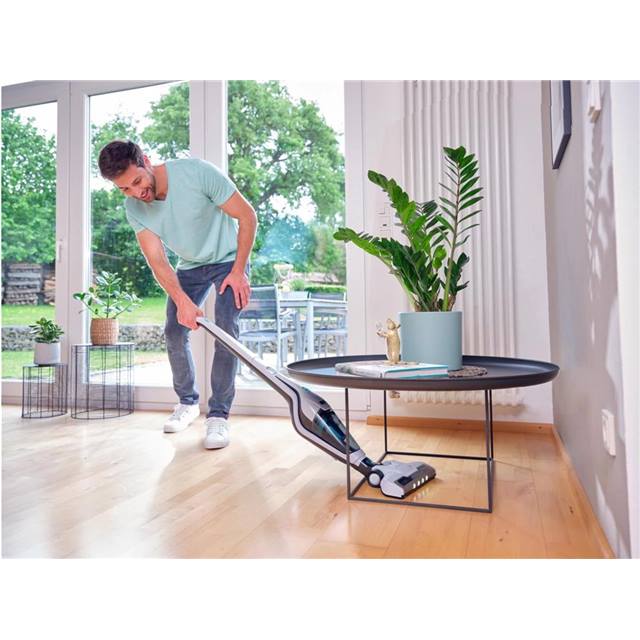 Leifheit Aspirateur à main/manche sans fil Rotaro PowerVac 2in1 Blanc