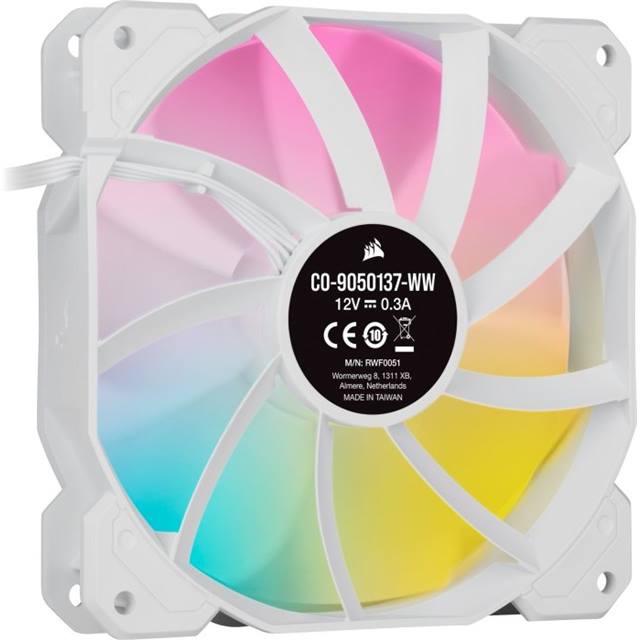 Corsair iCUE SP120 RGB Elite Performance, 3-Pack - weiss