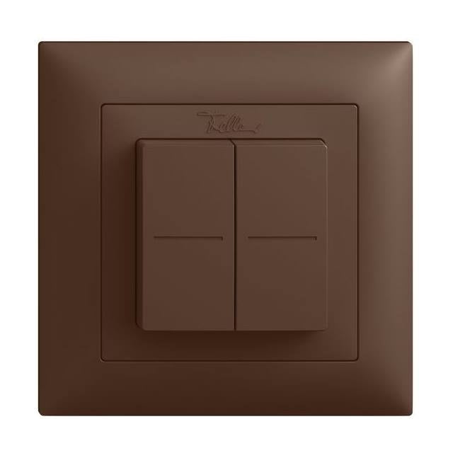 Feller EDIZIOdue Smart Light Control for Philips Hue - braun