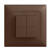 Feller EDIZIOdue Smart Light Control for Philips Hue - braun