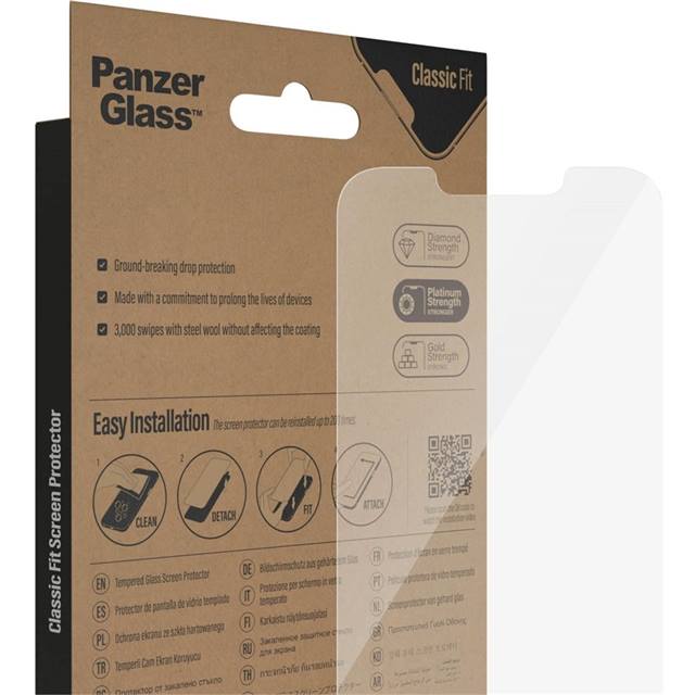 PanzerGlass Displayschutz Classic Fit iPhone 14