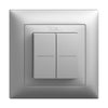 Feller EDIZIOdue Smart Light Control for Philips Hue - silber