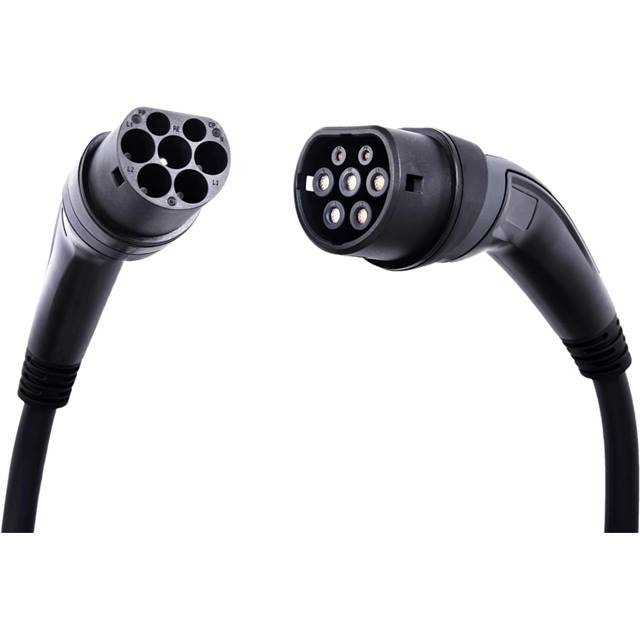 ANS Ladekabel Typ 2 32 A spiralisiert 5 m