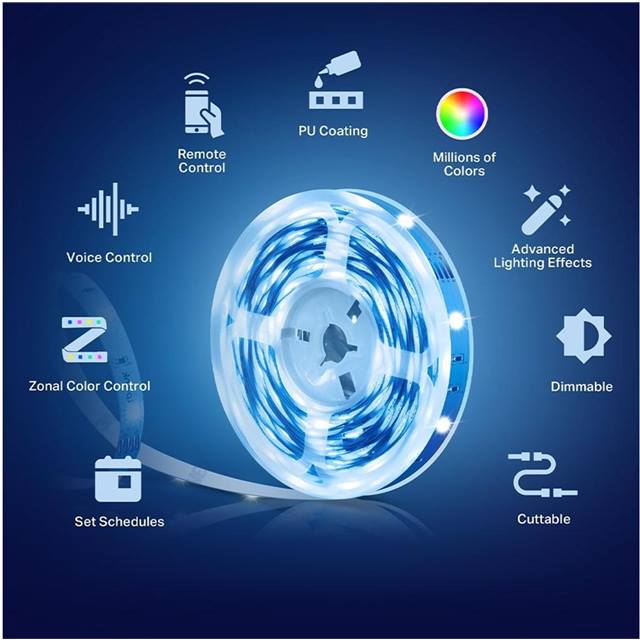 TP-Link Smart RGB-WLAN Lichtstreifen