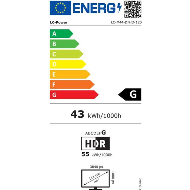 LC-Power LC-M44-DFHD-120 (44", DFHD)