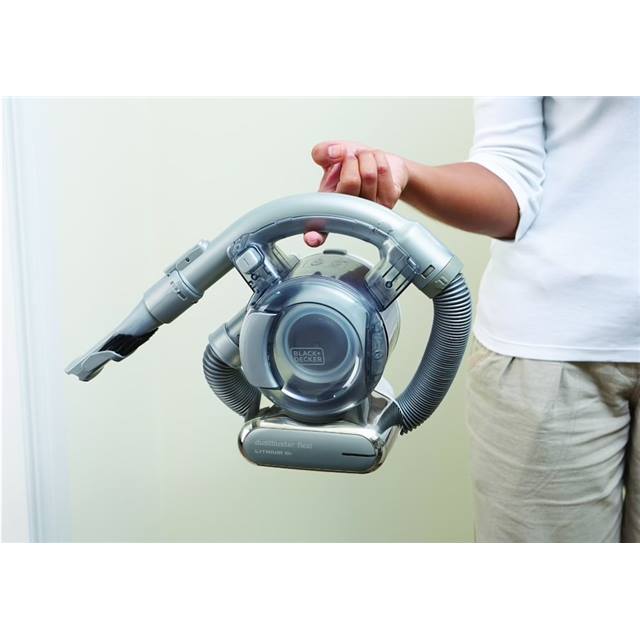 Black und Decker Akku-Handsauger Dustbuster Flexi, silber