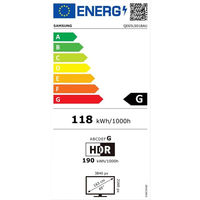 Samsung The Serif QE65LS01BA, weiss