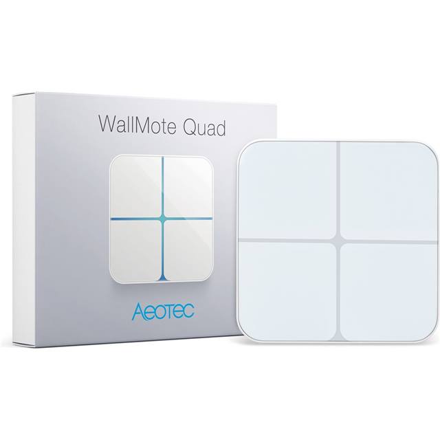 Aeotec WallMote Quad Funkwandschalter mit 4 Tasten
