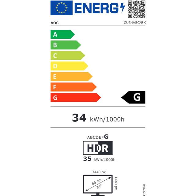 AOC Moniteur CU34V5C/BK