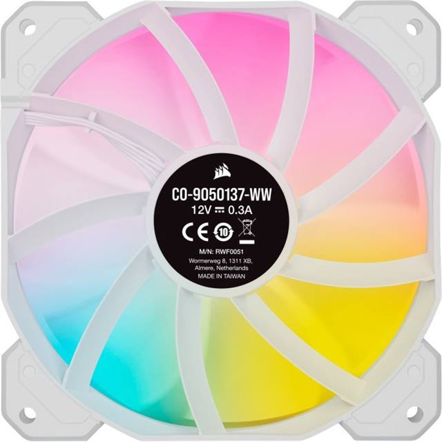 Corsair iCUE SP120 RGB Elite Performance, 3-Pack - weiss