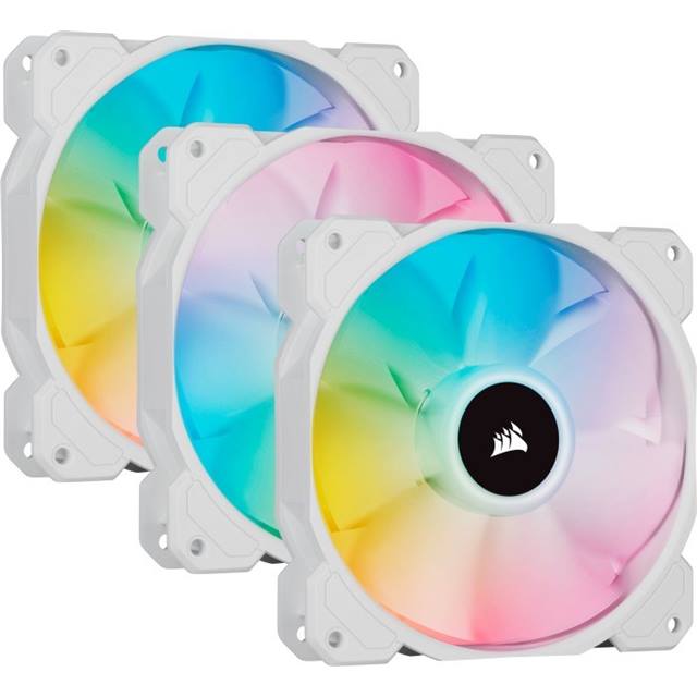 Corsair iCUE SP120 RGB Elite Performance, 3-Pack - weiss