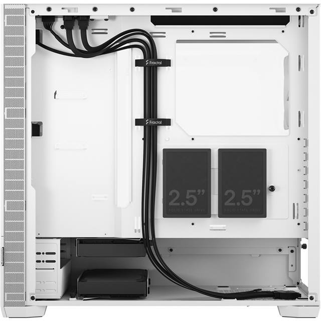 Fractal Design Boîtier d’ordinateur Pop Silent TG Blanc