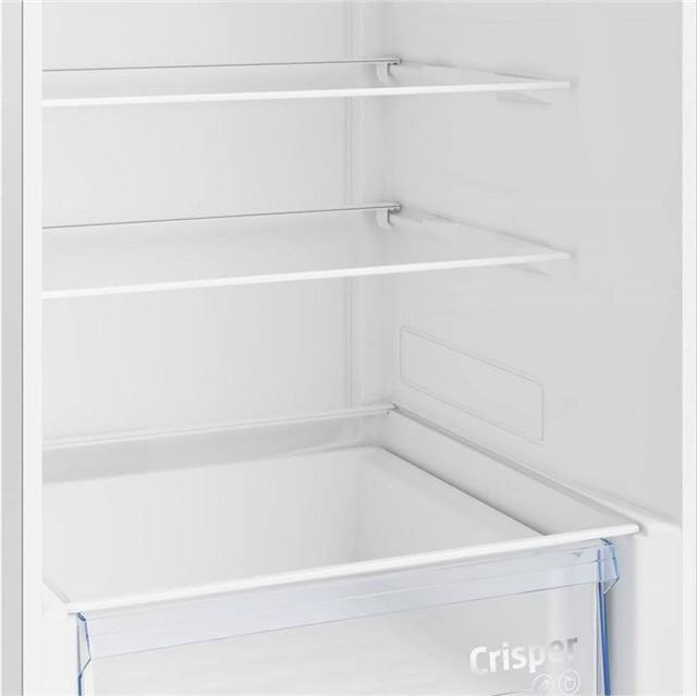 Beko Kühl-Gefrierkombination KG110, Grau, Rechts, Wechselbar